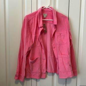 NWT Jcrew Pink button up
